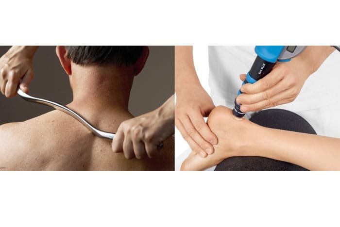 Extracorporeal Shockwave Therapy Versus Graston Instrument Assisted Soft-Tissue Mobilization in Chronic Plantar Heel Pain: A Randomized Controlled Trial. Even though ESWT+SEs and GT®+SEs interventions seem to have similar effects on initial step pain at posttreatment and 8-week-follow-up; GT®+SEs was found most effective for improving functional status at 6-month in the management of CPHP. sunset chiropractor